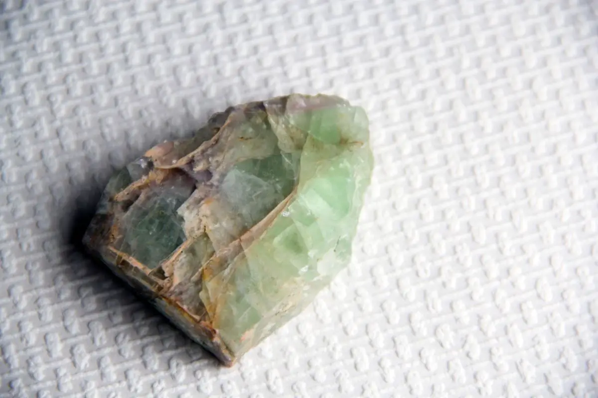 Fluorite Clearing Negative Energy From Your Aura