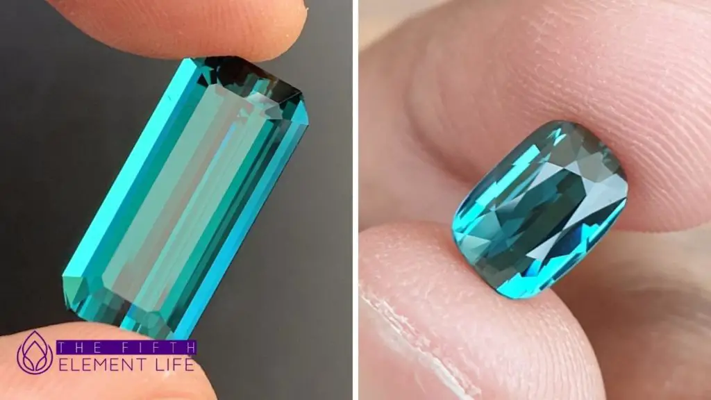 blue tourmaline Crystals