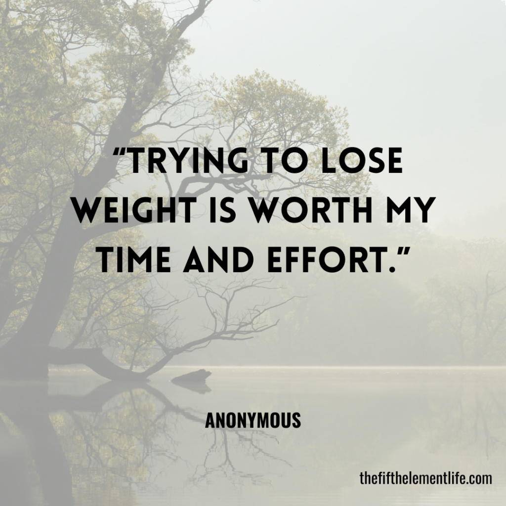 affirmations to lose weight
