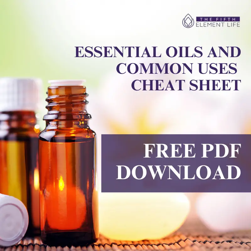 Essential Oils and Common Uses Cheat Sheet Free PDF Download