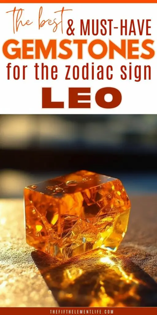 Gemstones and crystals for Leo