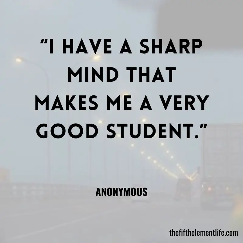 Positive Affirmations For College Students