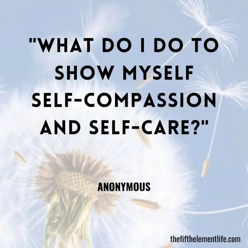 self-compassion and self-care