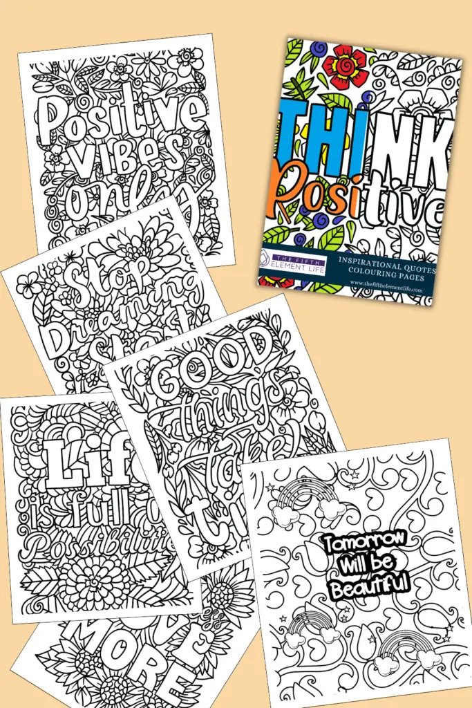 Inspirational Quote Coloring Pages