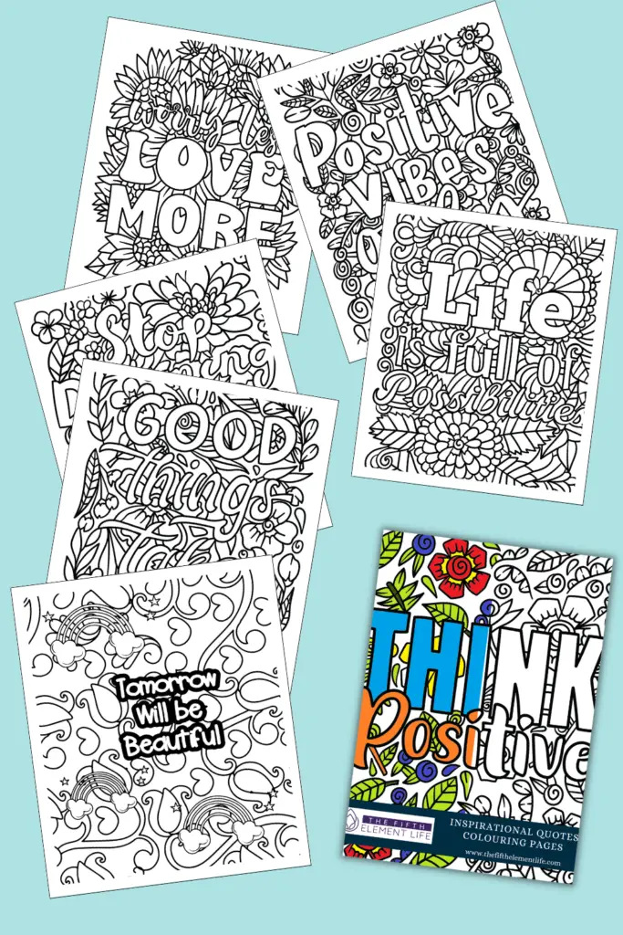 Power Of Inspirational Quotes Coloring