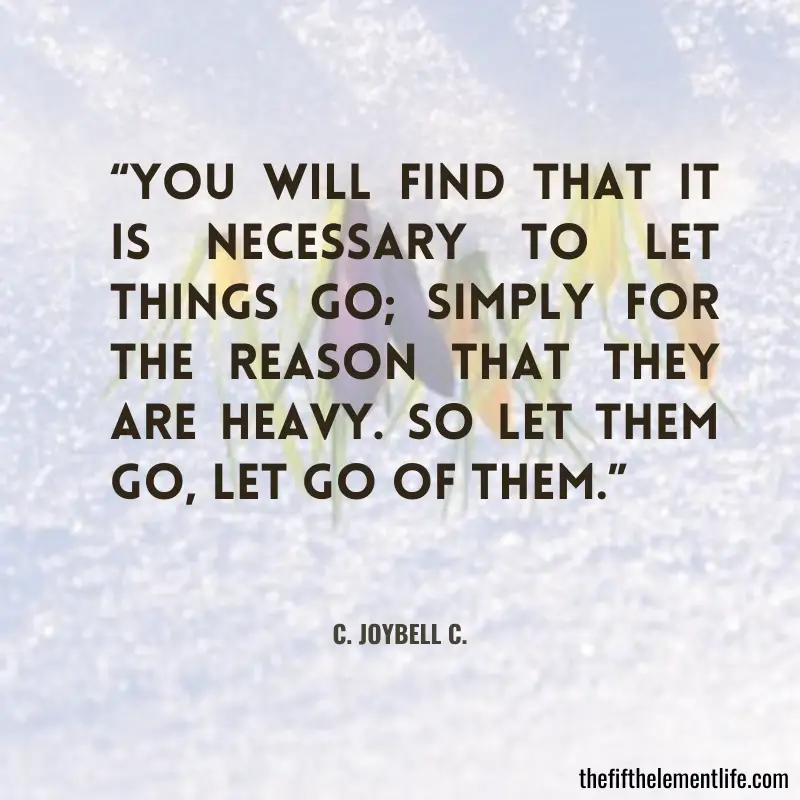 Find Peace In Letting Go quotes