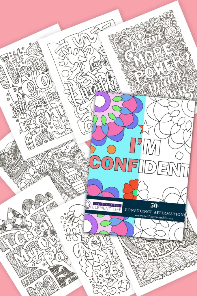 Confidence Affirmation Coloring Book