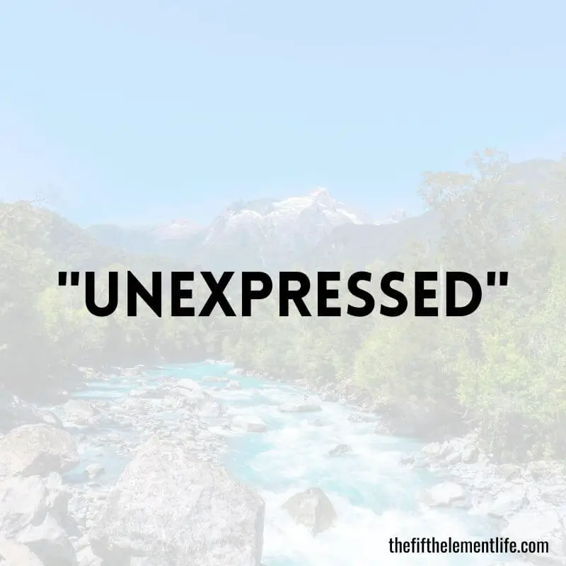 "Unexpressed"