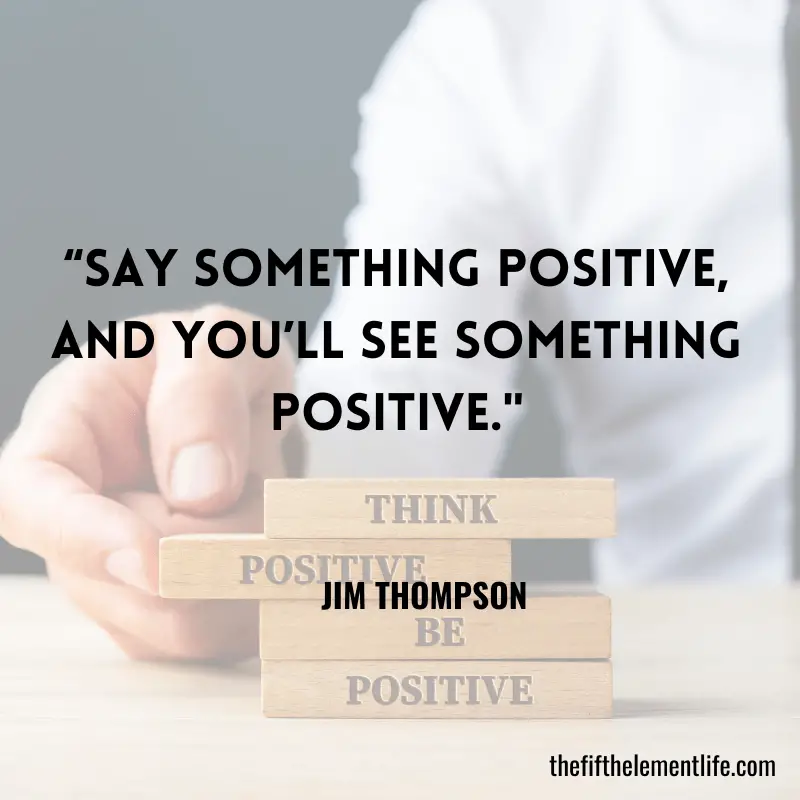 Quote on Positivity