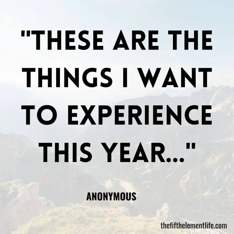 "These are the things I want to experience this year…"-Manifesting Journal Prompts